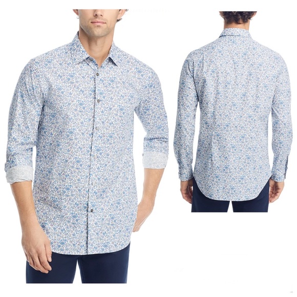 New! PAUL SMITH Key & Lock Organic Cotton Tailored Shirt - Picture 3 of 12